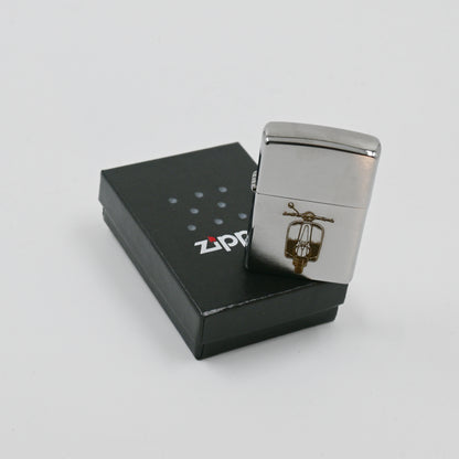 Motoriker Coffee "The Roman" Zippo Chrome Brushed